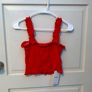 Brand new red tank top